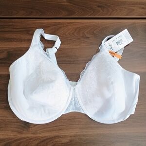 Playtex White Floral Lace Bra